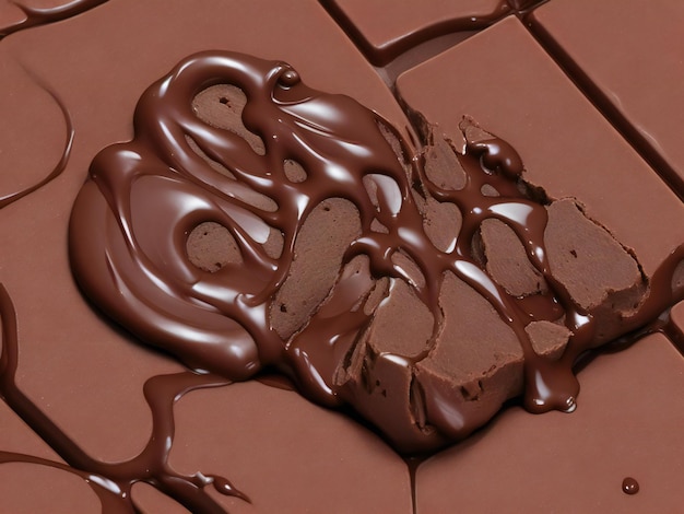 chocolate beautiful close up image ai generated