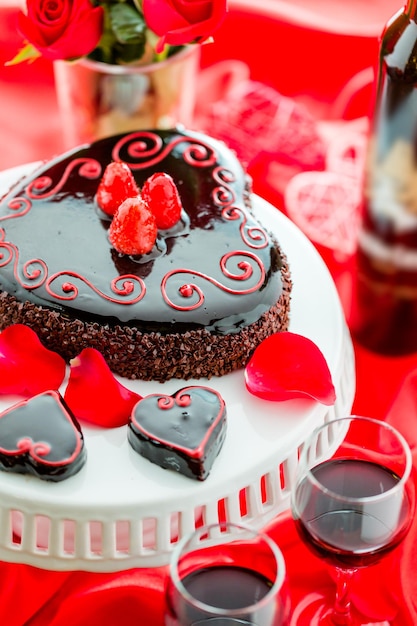 Chocolate beer and wine pairings. Raspbeverly Flourless Cake with Zinfandel wine for Valentines day.