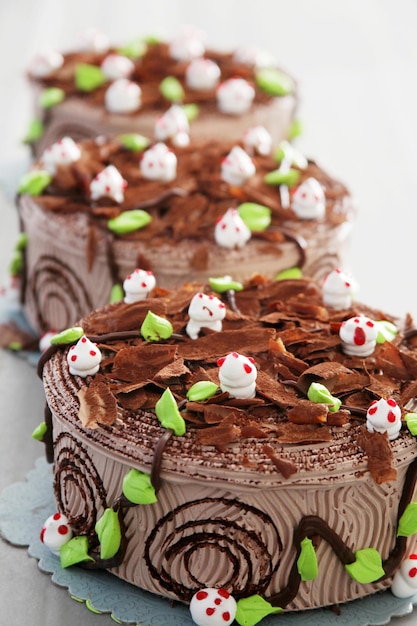 Chocolate birthday cake