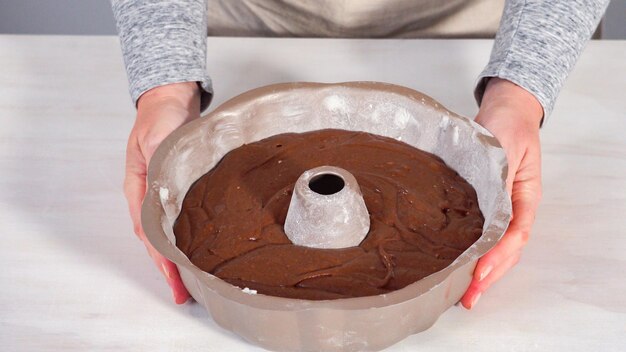 チョコレートバントケーキ