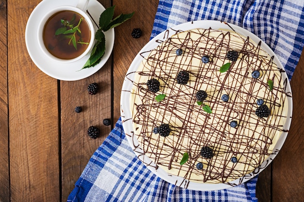 Chocolate Cake "Bird's milk". 