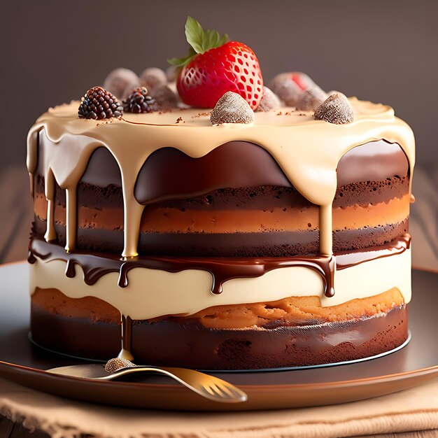 Chocolate cake Tiramisu