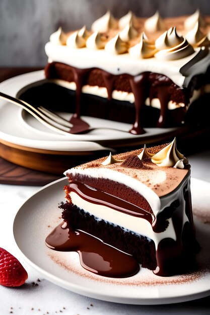 Chocolate cake Tiramisu