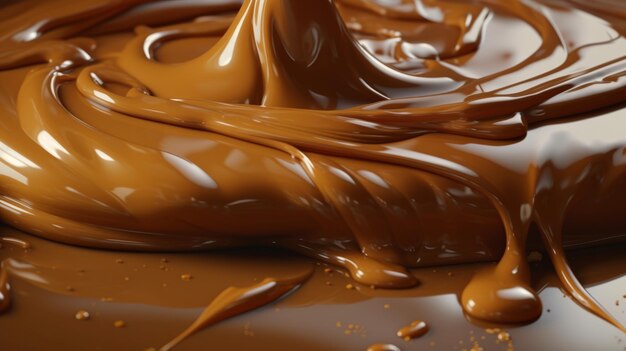 Chocolate and caramel background