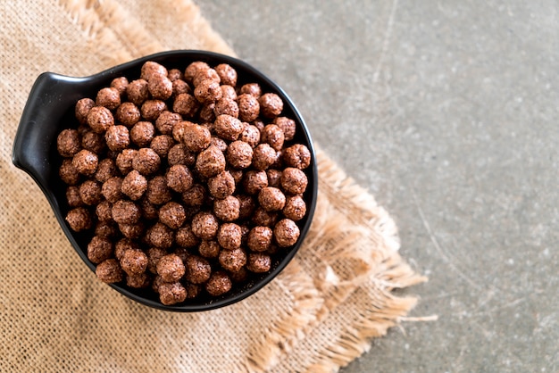 chocolate cereal bowl