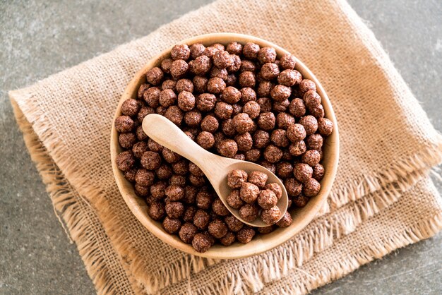 chocolate cereal bowl