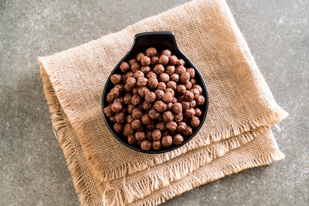 chocolate cereal bowl