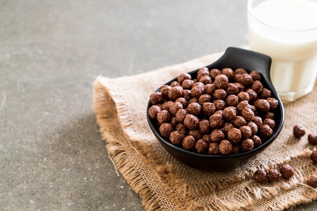 chocolate cereal bowl