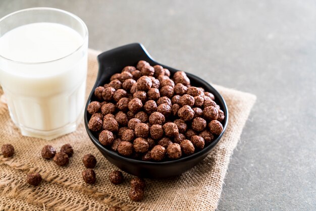 chocolate cereal bowl