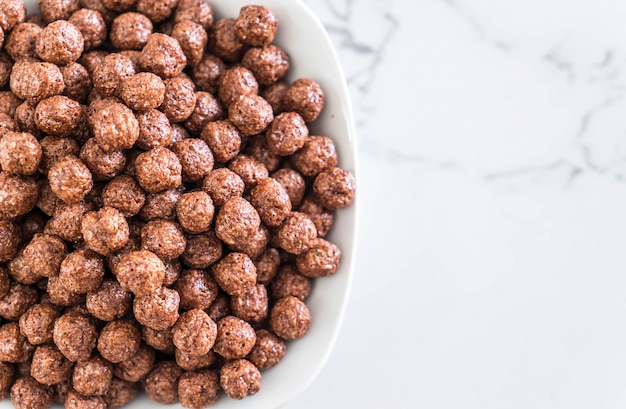 chocolate cereal bowl