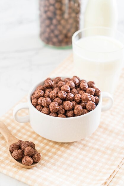 chocolate cereal bowl