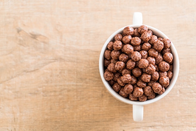 chocolate cereal bowl