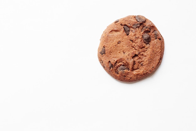 Chocolate Chip Cookie isolated on white