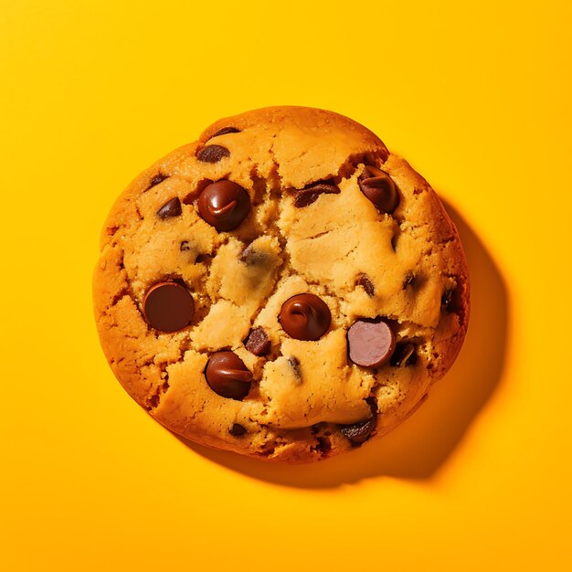 A chocolate chip cookie with chocolate chips and a half eaten chocolate chip