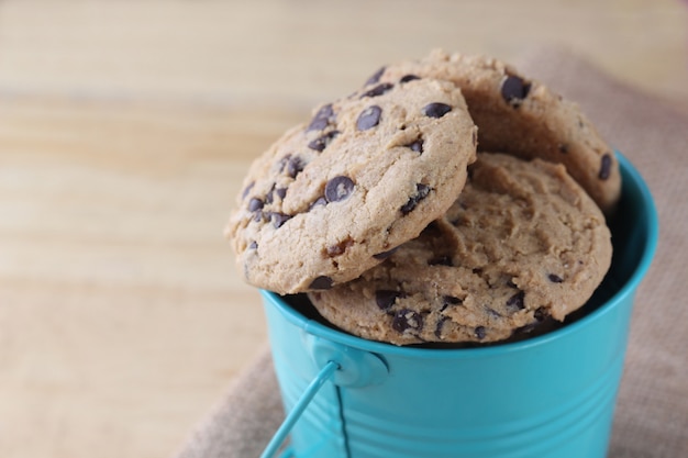 Photo chocolate chip cookie