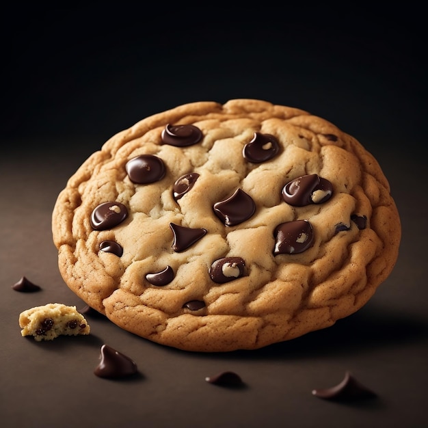 A chocolate chip cookie