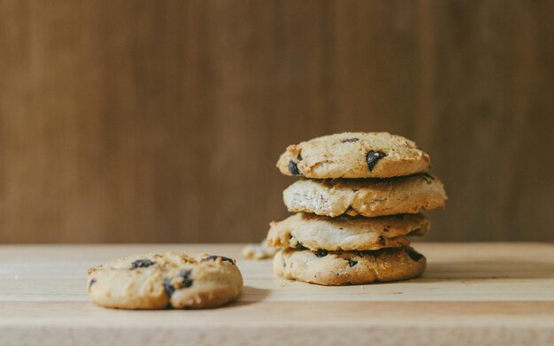 Chocolate chip cookies shot