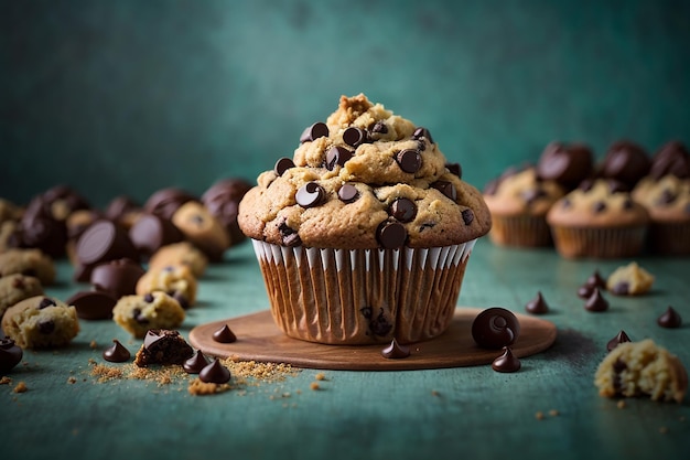 Chocolate chip muffin