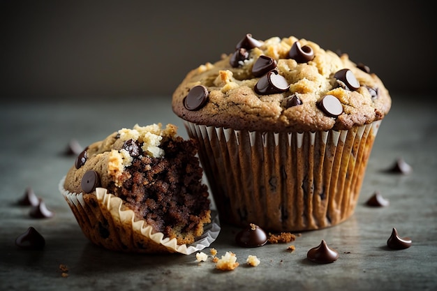 Chocolate chip muffin