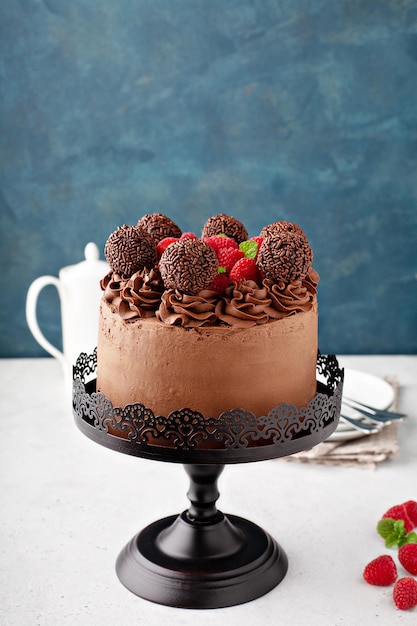 사진 초콜릿 커피 케이크