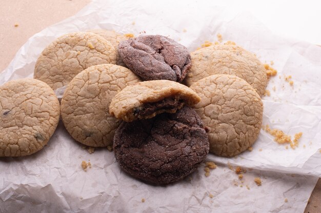 chocolate cookies Chocolate chip cookies shot