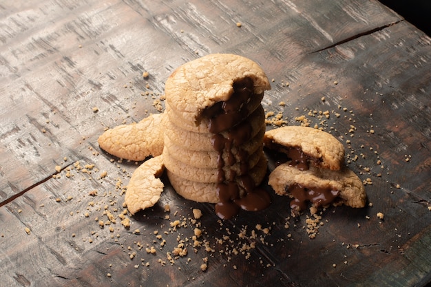 chocolate cookies Chocolate chip cookies shot