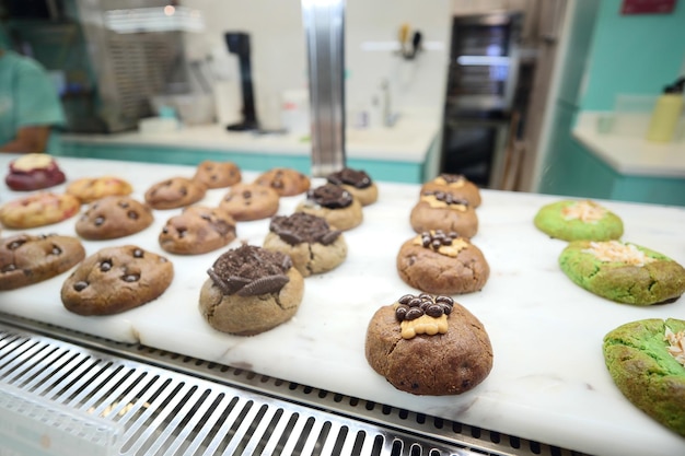 Chocolate cookies display for sale local store in singapore