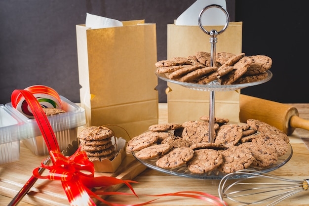 Foto biscotti al cioccolato