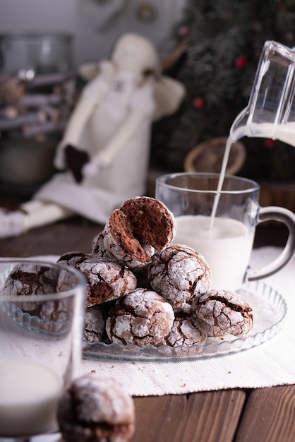 Foto biscotti al cioccolato