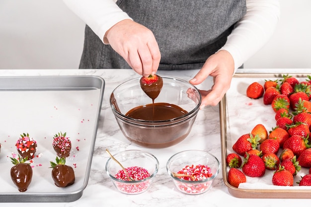 Chocolate covered strawberries