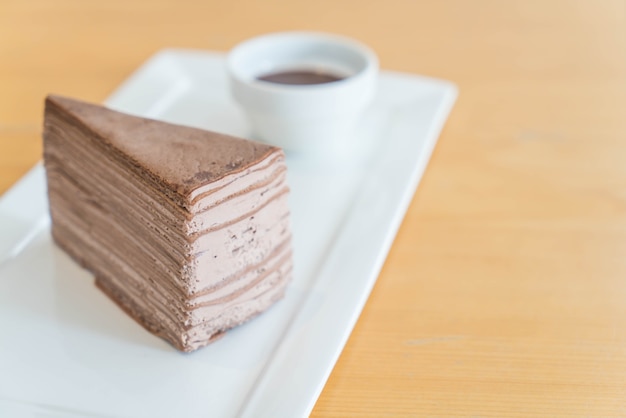 chocolate crape cake