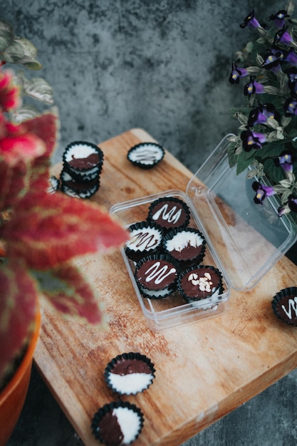 Chocolate Cup snack met boterpinda en witte chocolade