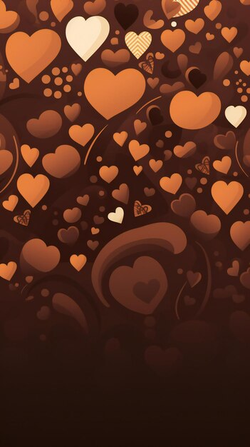 Photo chocolate day background