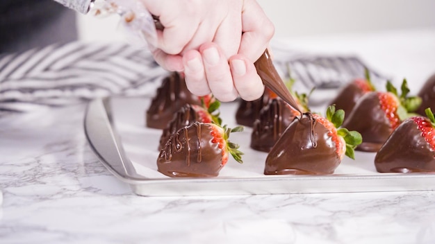 Chocolate dipped strawberries