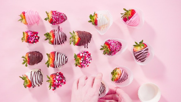 Chocolate dipped strawberries