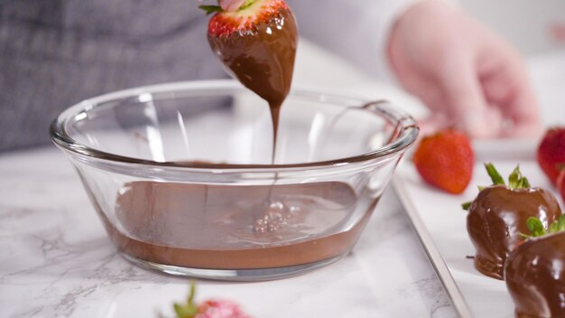 Chocolate dipped strawberries