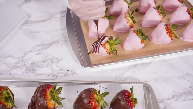 Chocolate dipped strawberries