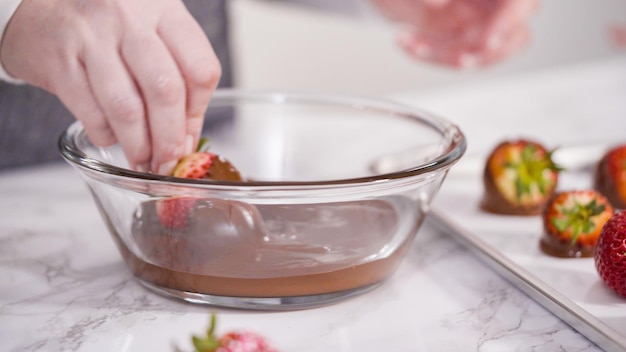 Chocolate dipped strawberries