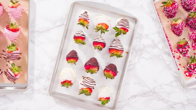 Chocolate dipped strawberries