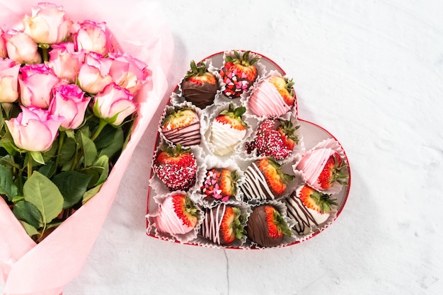 Chocolate dipped strawberries