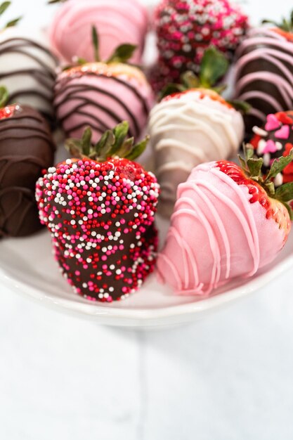 Chocolate dipped strawberries