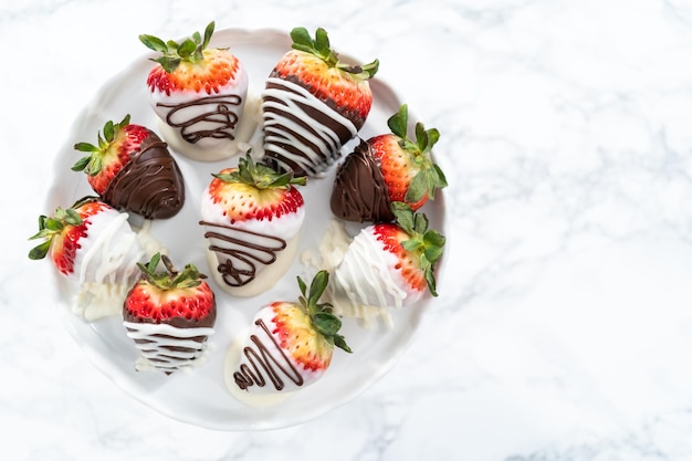 Chocolate dipped strawberries