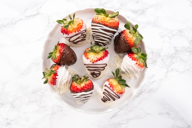 Chocolate dipped strawberries