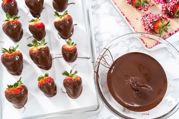 Chocolate dipped strawberries