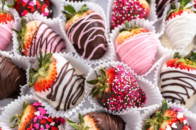 Chocolate dipped strawberries