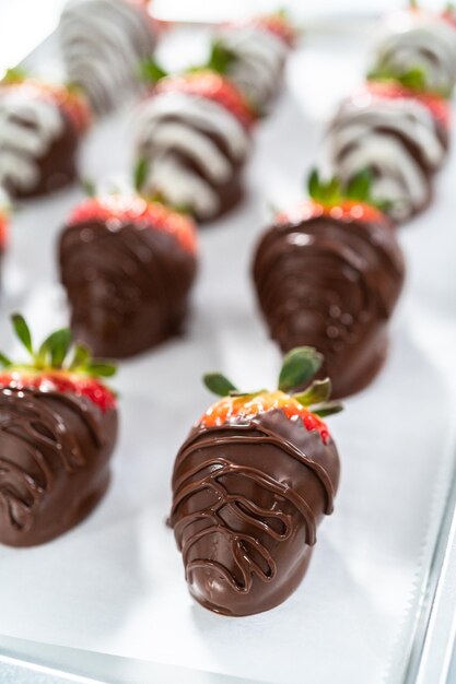 Chocolate dipped strawberries