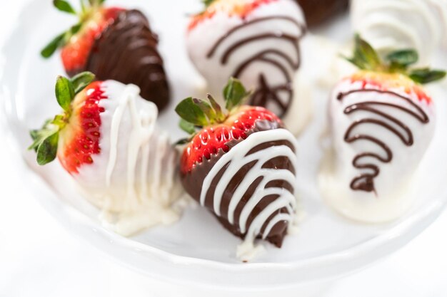 Chocolate dipped strawberries