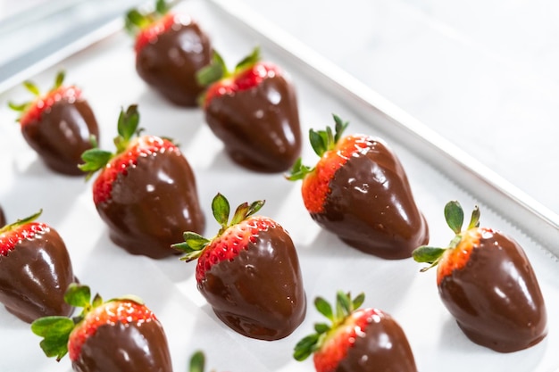 Chocolate dipped strawberries