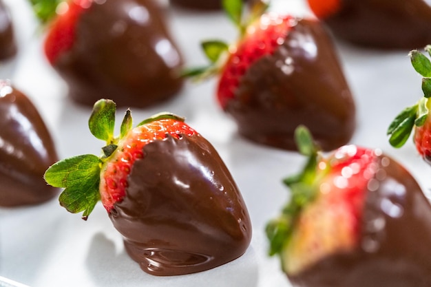 Chocolate dipped strawberries