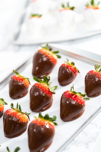 Chocolate dipped strawberries